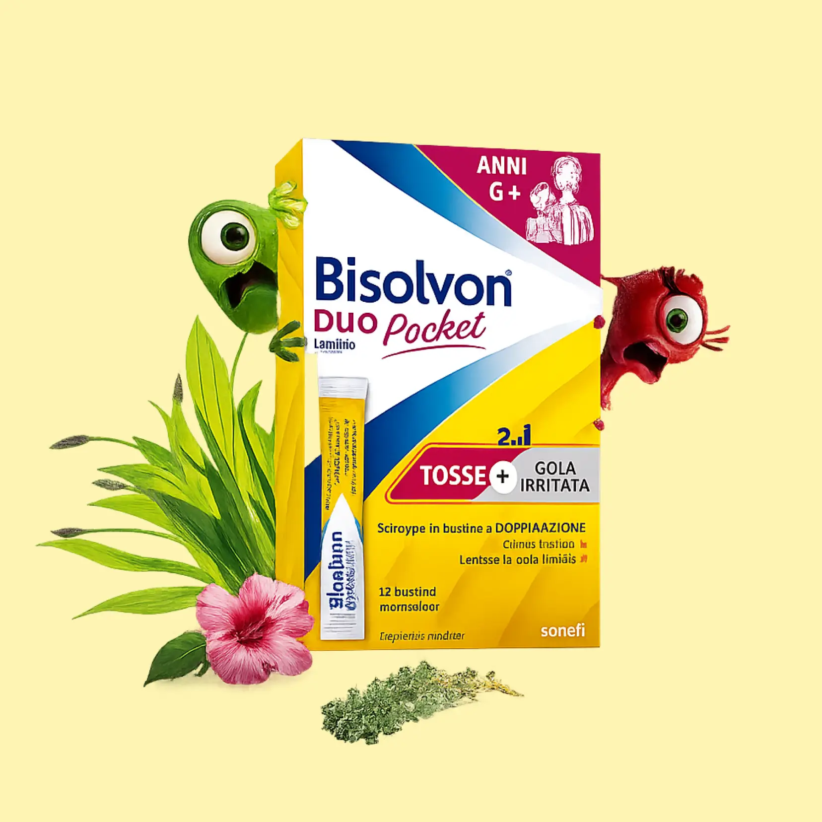 Bisolvon® Duo Pocket Lenitivo in bustina